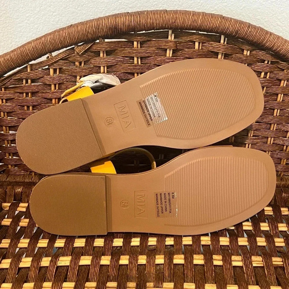 MIA Karina Sandal Yellow Sz 8.5‎ - Picture 4 of 4
